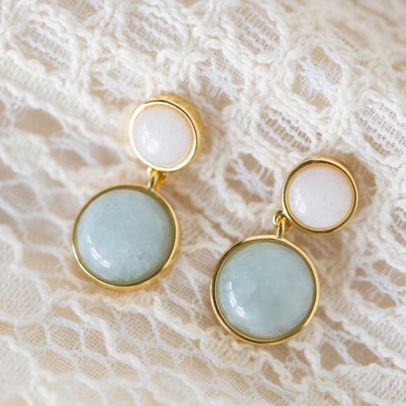 MOGANO x Jilly Box - Jade Jilly Studs - Picture 2 of 4